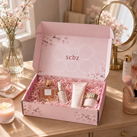 Luxuriöse Kosmetikverpackungsbox mit Magnetverschluss und Individuellem Logo für Hautpflege Gesichtscreme Geschenkset
