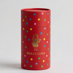 Airtight Food Grade Rigid Cardboard Round Cylinder <b>Box</b> for Biscuits Candy Snack <b>Cookies</b> Packaging Custom Printed - Product Image 2