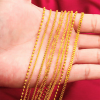YL vietnamien Shajin étendu torsadé femmes 50cm longue chaîne perlée serpent bijoux pour cadeau