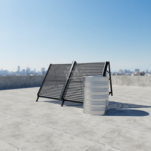 Colector Solar de Tubos Evacuados de Diseño Modular Sinospring para Dormitorios Escolares, Sistema Escalable, Colector Solar de Tubos Evacuados JR- - Product Image 4