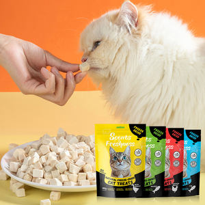 อาหารแมวอบแห้งตับไก่เป็ดอาหารแมวสำหรับแมวพร้อมฟังก์ชันทันตกรรมฟรีขนมขบเคี้ยว - Product Image 3