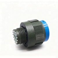 Connecteur Kewei MIL-DTL-38999 de type câble droit D38999, 14 broches, 3 conducteurs, coque en alliage d'aluminium