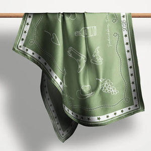 Pañuelos Multifuncionales de Algodón al por Mayor, Pañuelos para la Cabeza, Diseño Personalizado de Alta Calidad, Impresión de Diseño Cuadrado - Product Image 3