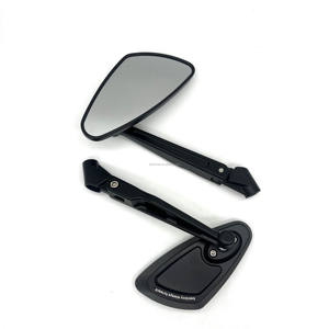 Espejos Retrovisores Delanteros ABYDMOTO KYMCO X350 ADV/<span class=keywords><strong>X150</strong></span>/H150, Aleación de Aluminio CNC, Convexos, Gran Angular, Visión Clara, Negros, Universales, Nuevos - Product Image 2