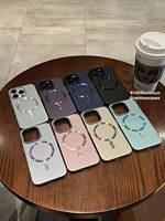100 designs, mise à jour quotidienne, collection de luxe pour hommes, étuis de téléphone portable de haute qualité en métal, finition mate, magnétique, antichoc, avec protection d'objectif