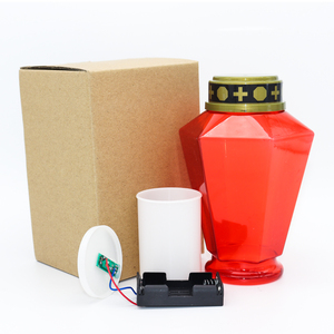 <span class=keywords><strong>Bougie</strong></span> électronique <span class=keywords><strong>LED</strong></span> de luxe pour jardin, cimetière, église, lumière de prière religieuse, écologique, décoration de Noël et de remise de diplôme - Product Image 5
