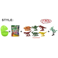 Ensemble de jouets à collectionner œufs de dinosaures surprise, mini-figurines de dinosaures, avec œuf mystère à thème dinosaure, cadeau pour enfants