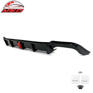 Protector de Parachoques Trasero para Honda Accord Sport LED 2018-2022, Difusor, Alerón, Negro Brillante, Accesorios para Automóviles - Product Image 5