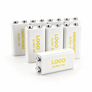 Piles alcalines 9 volts, lot <span class=keywords><strong>de</strong></span> 8, 6LR61, durée <span class=keywords><strong>de</strong></span> vie <span class=keywords><strong>de</strong></span> 10 ans, haute capacité pour l'électronique, l'audio, les microphones, prix d'usine OEM - Product Image 5