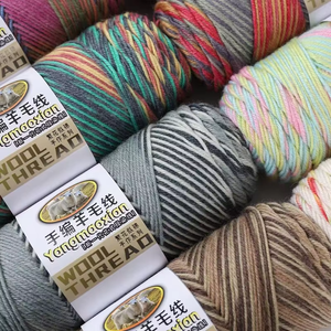 100% Len Sợi <span class=keywords><strong>Alpaca</strong></span> Pha Trộn 100G Máy Có Thể Giặt Cho Tay Đan Áo Len Làm Thảm Tufting Nhuộm Mô Hình - Product Image 4