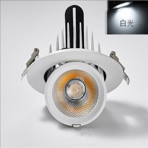 ไฟ LED ฝังฝ้าเพดานทรงกลม สีดำ อะลูมิเนียม 4100K แสงเดย์ไลท์ AC 220V ไฟดาวน์ไลท์ในอาคาร IP20 รับประกัน 3 ปี CRI90 ปรับความสว่างได้ - Product Image 3