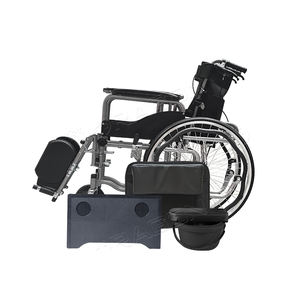 Fauteuil roulant multifonctionnel à usage domestique Fauteuil roulant à main courante amovible avec toilette pour personnes âgées - Product Image 5