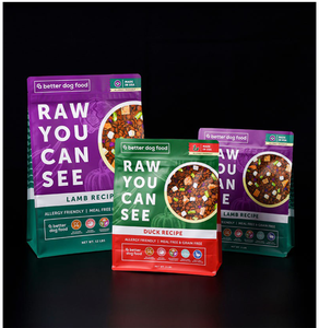 Sacs thermoscellables en PE écologiques, imprimés sur mesure avec fenêtre, anti-odeur, qualité alimentaire, pour bonbons, aliments pour bébés, gâteaux, faible MOQ - Product Image 2