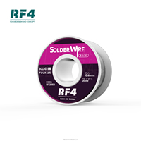Fil de soudure RF4 206D 0,6 mm 200 g Sn63/Pb37 63 % étain avec âme de flux à 2 % pour la réparation de cartes mères de téléphones portables et de puces IC