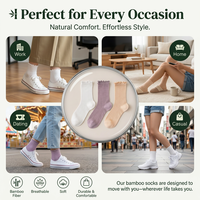 Calcetines de Vestir para Mujer con Logotipo Personalizado OEM, Punta y Talón Reforzados, Transpirables, Resistentes al Desgaste, de Fibra de Bambú, para la Temporada de Verano