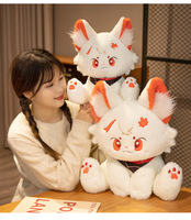 Boneka Kucing Anime 30cm Super Lembut Bahan Plush Isi Kapas PP, Hadiah Ulang Tahun/Hari Raya untuk Kekasih, Cocok untuk Mesin Cakar Genshin