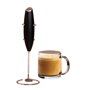 Mousseur à lait ultra-rapide, mélangeur de boissons portable, batteur à œufs électrique, fouet électrique à piles pour café, gâteaux et aliments - Product Image 1