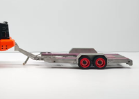 Nuevo Remolque Metálico JDM-228 2026 para Camión de Ingeniería RC, Accesorio de Semirremolque de Acero Inoxidable y Aleación de Aluminio