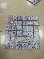 Impression à jet d'encre Morroco Pattern Stone Marble Wall Floor Mosaic Tile