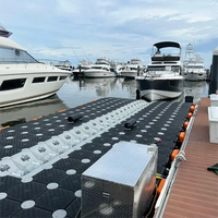 Jetski Floating Dock avec Roller Cubes Bonne Vente Flottant Bateau Lift Pontoon Plate-forme en plastique