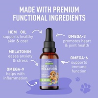Huile de chanvre en gros pour chiens et chats – Complément alimentaire pour animaux avec vitamines pour soulager l'anxiété et le stress
