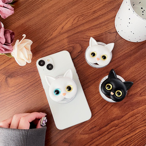 Haute Qualité Mignon 3D <span class=keywords><strong>Chat</strong></span> Conception Pliable Doigt Magnétique Grip Support De Téléphone Pour Téléphone Accessoires Titulaire Stand Animaux - Product Image 3