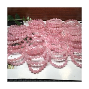 Braccialetto in Quarzo Rosa con Occhio Malvagio, Cristallo Curativo Originale 2026 - Product Image 4