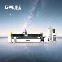 Machine de découpe à fibre automatique G.WEIKE sur rail, haute puissance, grande taille personnalisée, pour tôles et métaux, avec fonction de découpe en biseau