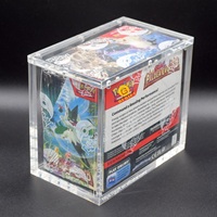 Vente en gros de boîte à cartes de jeu Tcg Accessoires Produits Vitrine magnétique Boîte d'appoint japonaise personnalisée Rangement en acrylique