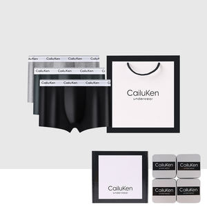 Boxer da <span class=keywords><strong>Uomo</strong></span> all'Ingrosso, Vita Media, in Nylon, Tinta Unita, Confezione da 4, Classici Slip da <span class=keywords><strong>Uomo</strong></span> per Adulti - Product Image 5