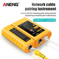 Testeur de câble réseau ANENG M469D RJ45 RJ11, détecteur de câble intelligent à distance pour ligne téléphonique et installation LAN