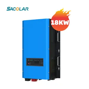Sacolar Low Frequency Off Grid Inverter 4kw 5kw 6kw 8kw 10kw 12kw 18kw Ac 110V 220V Split Phase Hybrid Off Grid Inverter