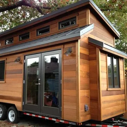 יפה חדש עיצוב עץ בקתת קרוון RV camper קרוואן בית למכירה