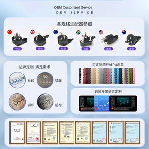 Sillón de Masaje de Lujo para el Hogar, 120W, 110-240V, Carga Inalámbrica, Multifuncional, Diseño Automático de Cápsula Espacial, para Piernas y Cuerpo - Product Image 2