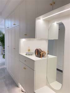 Custom Modern Style Shoe Cabinet Durable Living Room Furniture <b>for</b> Apartment Hotel Eco-Friendly Materials Large Capacity Space - Product Image 2