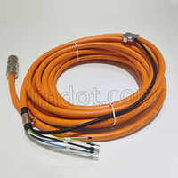 Câble d'encodeur alternatif B&R 8BCH0025.1111A-0 et câble d'alimentation 8BCM0015.1111A-0, conducteur en cuivre nu isolé PVC, longueur 150 mm