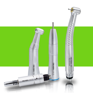 Turbina dental de 5 LED con generador eléctrico, incluye spray interno, kit de pieza de mano recta de baja velocidad y contra-ángulo con motor de aire - Product Image 2