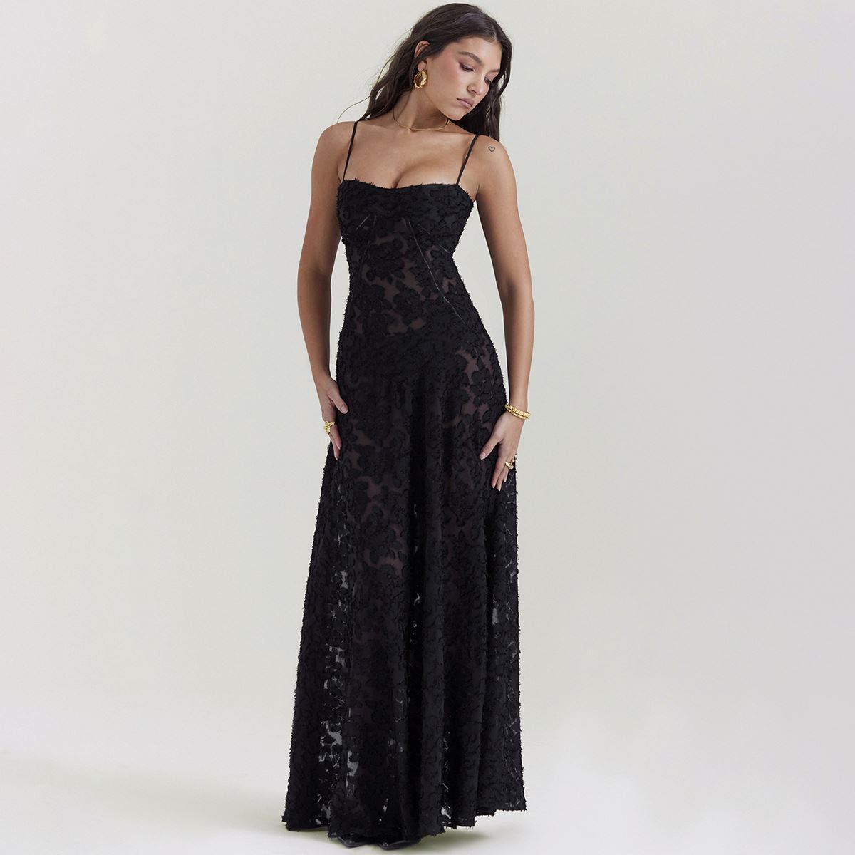 strapless open back dress The Midnight Muse Holiday Velvet Dress