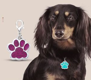 Animal Cat Dog Paw Pet Footprint <b>Charms</b> Glitter Pendant DIY Jewelry Making - Product Image 4