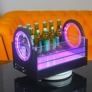 Design moderne 5L 12L LED refroidisseur de vin en fer lumineux portable seau à glace en métal pour les fêtes de bar baignoires panier de bouteille cadeau - Product Image 1