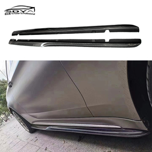 กระโปรงข้างผ้าคาร์บอนไฟเบอร์สำหรับรถเมอร์เซเดสเบนซ์ W205 <span class=keywords><strong>C</strong></span> คลาส C63 W205รุ่นกีฬา - Product Image 2