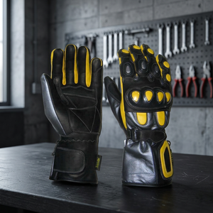Vente Flash : Gants de Sécurité en Cuir Véritable Antidérapants Keven Impex pour le Nettoyage et le Toilettage des Chevaux, Chiens et Chats, avec Protection au Nitrite - Product Image 3