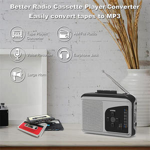 Portable Cassette <b>Player</b> with AM/FM Radio, Built-In Speaker and Standalone <b>MP3</b> Conversion - Product Image 3