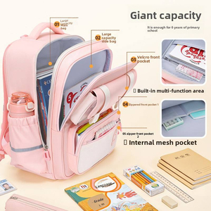 2026 New Style 1st-3rd-6th Grade Boys' Girls' Oxford <b>Backpack</b> Contrasting Colors Western-style Elementary <b>School</b> Students' - Product Image 4