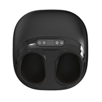 Masseur de pieds enveloppant complet avec compression par airbag, pétrissage, chaleur, 6 modes, 3 niveaux d'intensité et contrôle par minuterie pour la maison