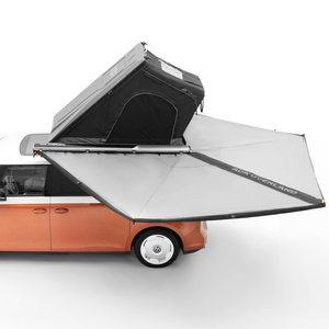 Tente de toit <span class=keywords><strong>en</strong></span> aluminium tout-terrain à une couche pour 2 personnes, tente de <span class=keywords><strong>camping</strong></span> pour voiture, <span class=keywords><strong>camion</strong></span>, tente extérieure triangulaire rigide - Product Image 6