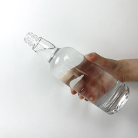 Bouteille d'emballage ronde en verre pour vodka Gin rhum whisky avec joint hermétique supérieur Guala