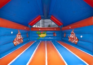 Gorila inflable Castillo comercial blanco saltando Casa <span class=keywords><strong>de</strong></span> rebote - Product Image 3