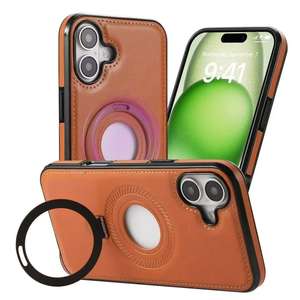 Custodia in pelle di moda con anello magnetico con supporto 360 custodia per telefono per <span class=keywords><strong>iPhone</strong></span> 15 Pro Max in Stock per <span class=keywords><strong>iphone</strong></span> 16 15 14 spedizione gratuita - Product Image 1