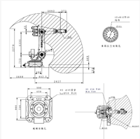 Robot Industrial BRTIRUS3050B con un Alcance de Trabajo de 2100 mm y una Capacidad de Carga de 10 Kg, Adecuado para Estaciones de Trabajo de Soldadura